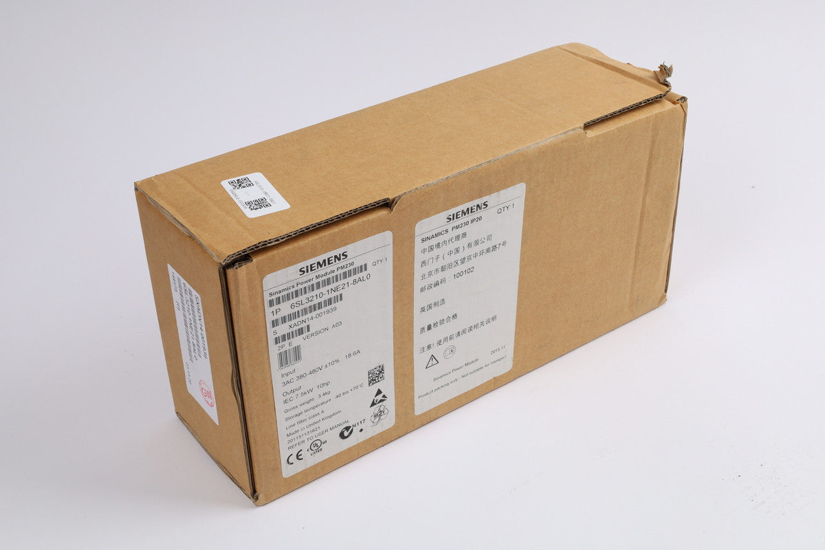 SIEMENS 6SL3210-1NE21-8AL0 in stock