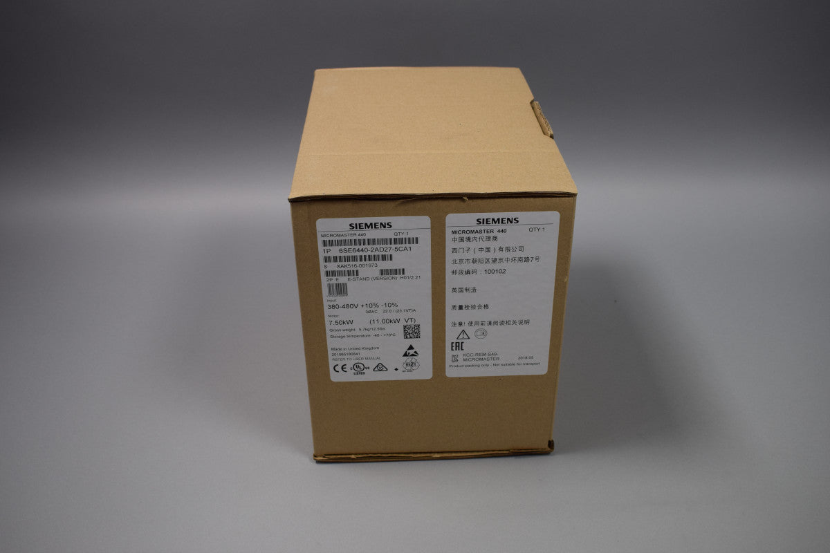 SIEMENS 6SE6440-2AD27-5CA1 auf Lager