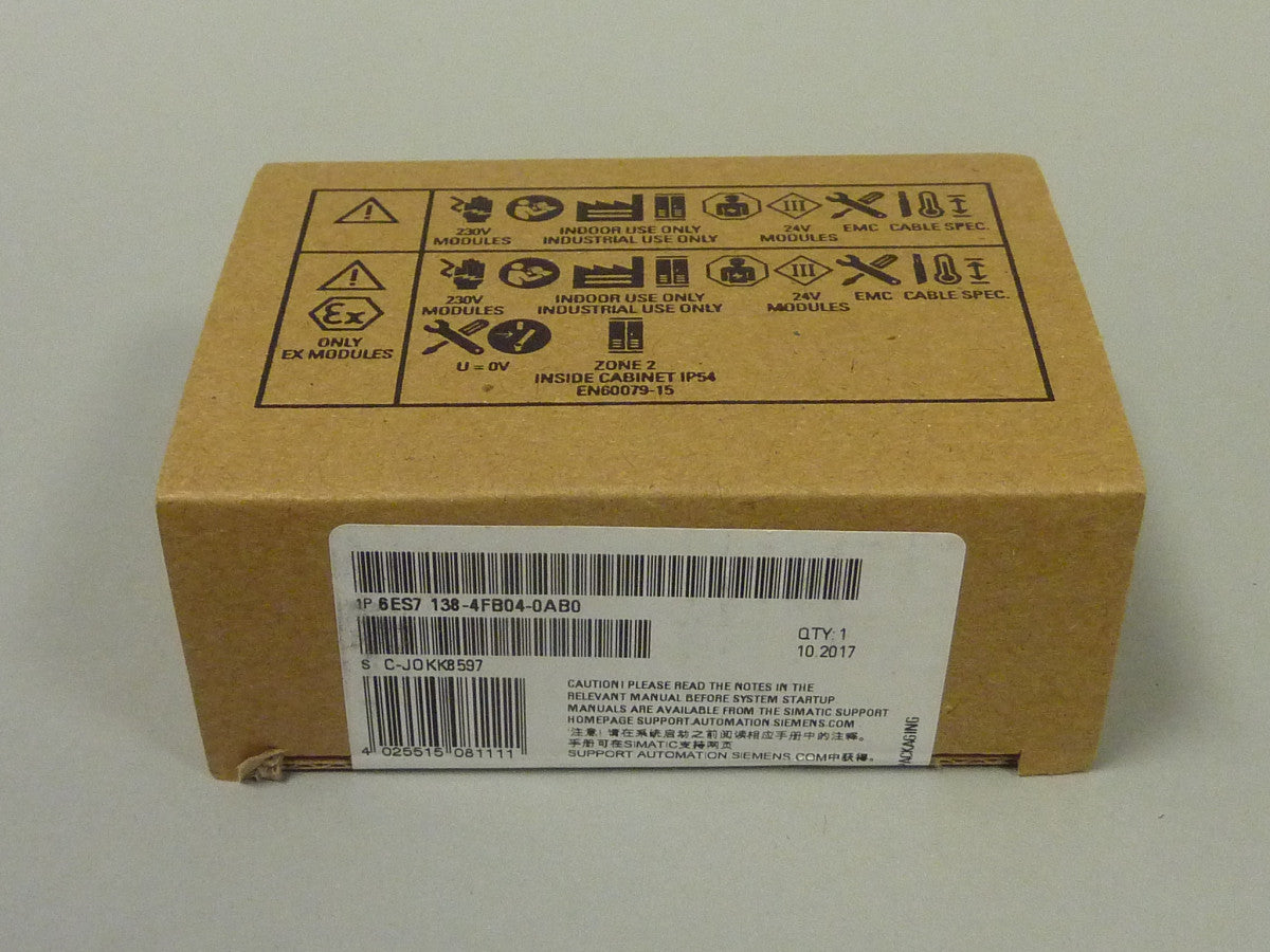 SIEMENS 6ES7138-4FB04-0AB0 auf Lager
