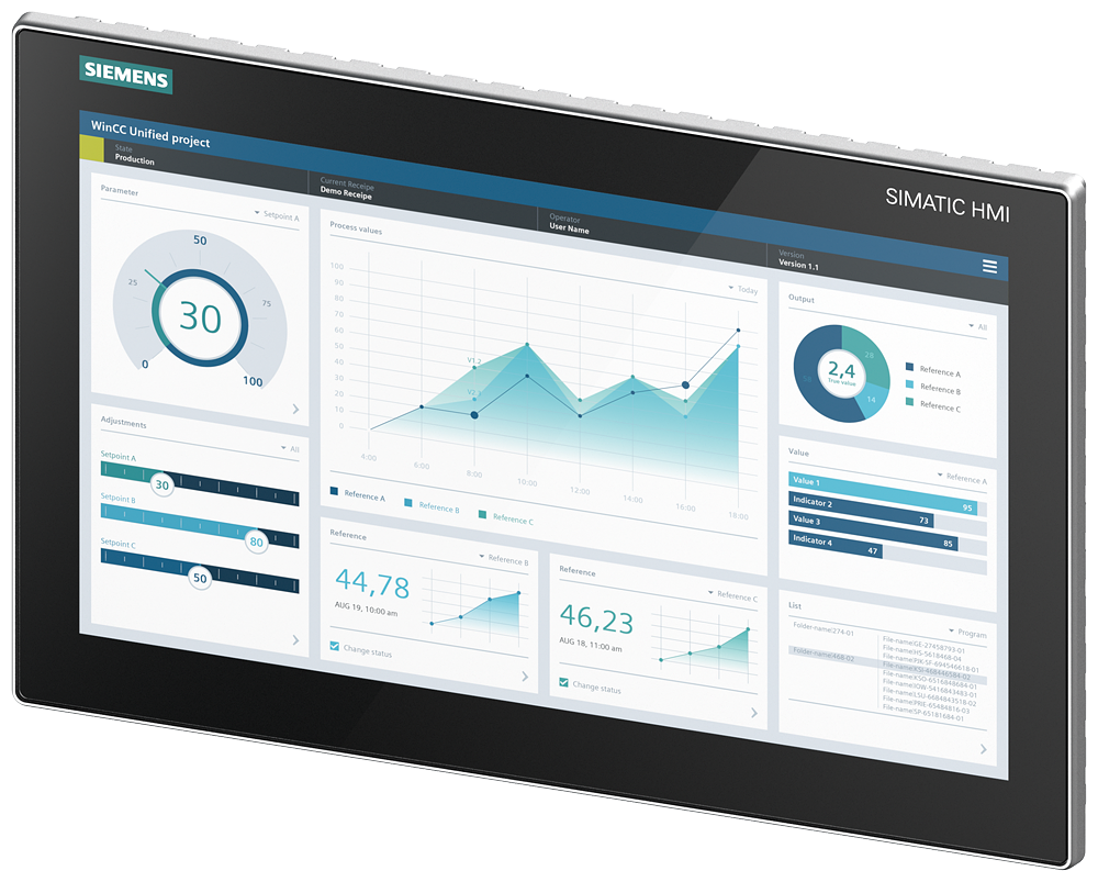 Siemens SIMATIC HMI MTP1500 (6AV2128-3QB06-0AX1) – Pannello Comfort Unificato Touchscreen 15,6" con PROFINET