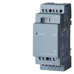 Siemens LOGO! 8 AM2 RTD (6ED1055-1MD00-0BA2) – 2 entrées analogiques pour Pt100/Pt1000, -50 °C à +200 °C, 12/24 V DC