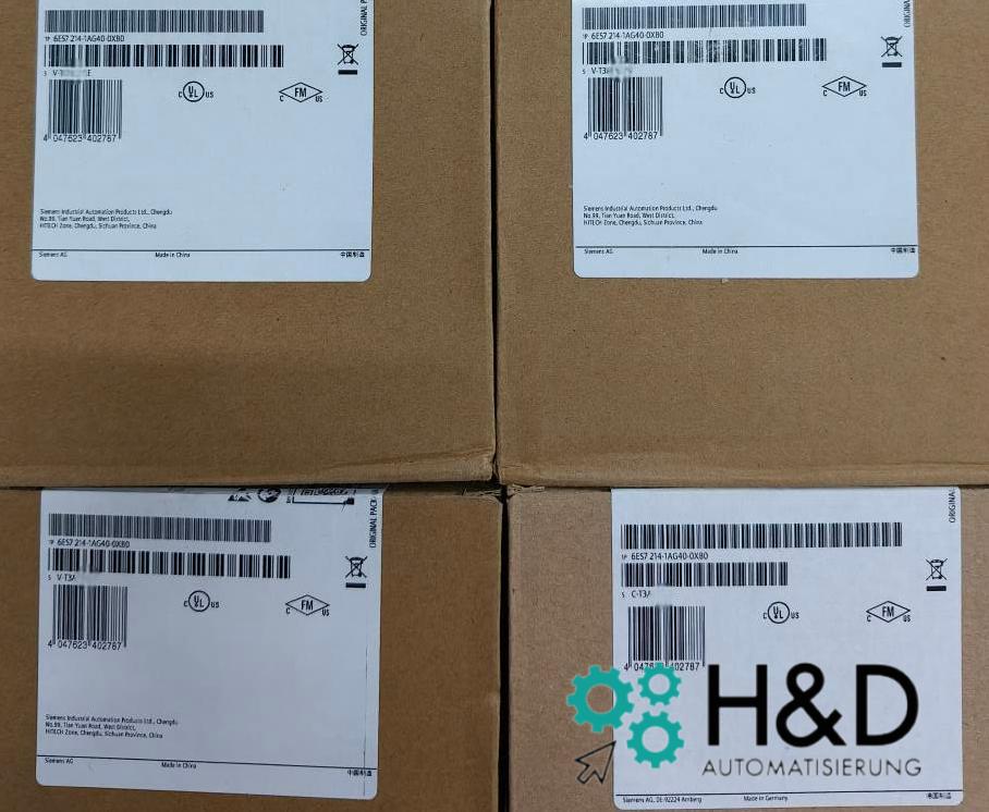 Siemens SIMATIC S7-1200 CPU 1214C – 6ES7214-1AG40-0XB0, unità di controllo compatta, 24V DC, 14 ingressi digitali, 10 uscite