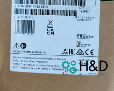 Siemens SIMATIC S7-1200 Modulo di ingresso/uscita digitale SM 1223 – 6ES7223-1PH32-0XB0, 8 ingressi digitali, 8 uscite digitali, relè, 24V DC