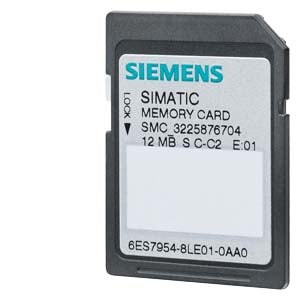 Siemens SIMATIC S7 карта памяти 12 MB Flash (6ES7954-8LE04-0AA0) – для процессоров S7-1x00 и приводов SINAMICS