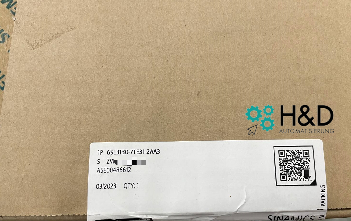 Siemens SINAMICS S120 Active Line Module 6SL3130-7TE31-2AA3 | 120kW, DC 600V, 200A, Buchform