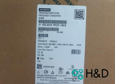 SINAMICS G120C 6SL3210-1PE21-1AL0 – Inverter di frequenza (7,5 kW, 150% sovraccarico, PROFINET, Safe Torque Off)