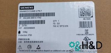 6SL3244-0BB13-1FA0 SIEMENS SINAMICS G120 CU240E-2 PN-F Neuf et scellé