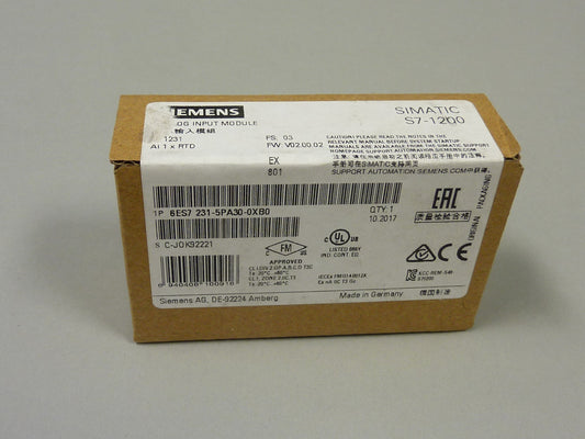 SIEMENS 6ES7231-5PA30-0XB0 auf Lager