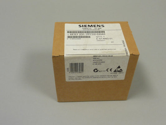 SIEMENS 6ES7231-7PC22-0XA0 auf Lager