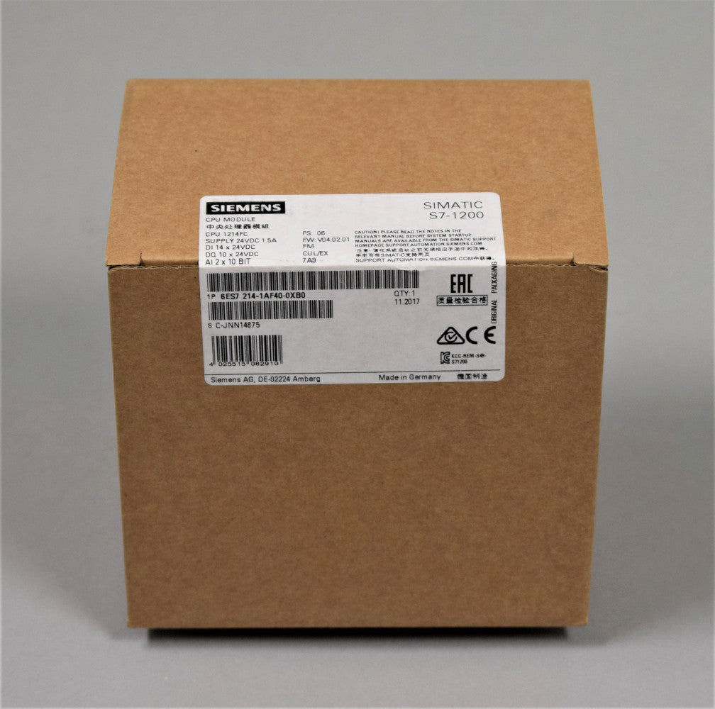 SIEMENS 6ES7214-1AF40-0XB0 auf Lager