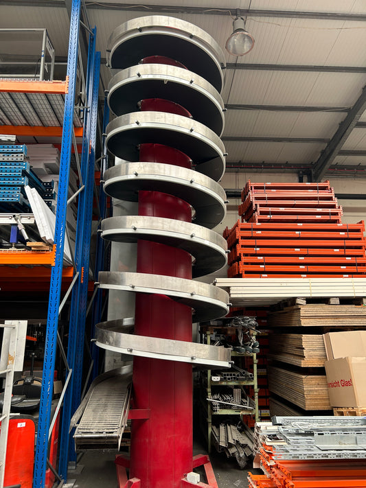 AmbaFlex Spiralveyor SV / banda transportadora en espiral 400mm de ancho 9m de altura / 9948-01