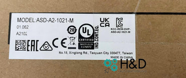 Delta ASD-A2-0121-M A2 Variateur Servo 0,1 kW 220V | RS-485, CANopen, Analogique