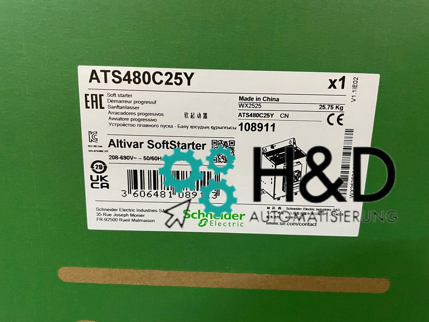 ATS480C25Y Schneider Electric Soft Starter New and Sealed