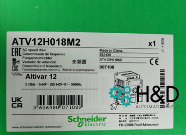 ATV12H018M2 Schneider Electric 1ph 200V 0,18kW Radiateur TB