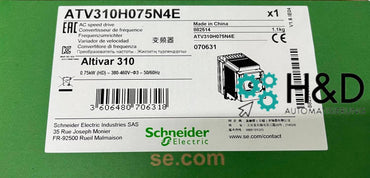 ATV310H075N4E Schneider Electric Variateur ATV310 – 0,75 kW – 1 CV – 380-460 V