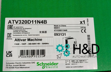 ATV320D11N4B Schneider Electric Convertidor de frecuencia ATV320 11kW