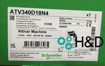ATV340D18N4 Schneider Electric Variateur ATV340, 18 kW 380-480 V