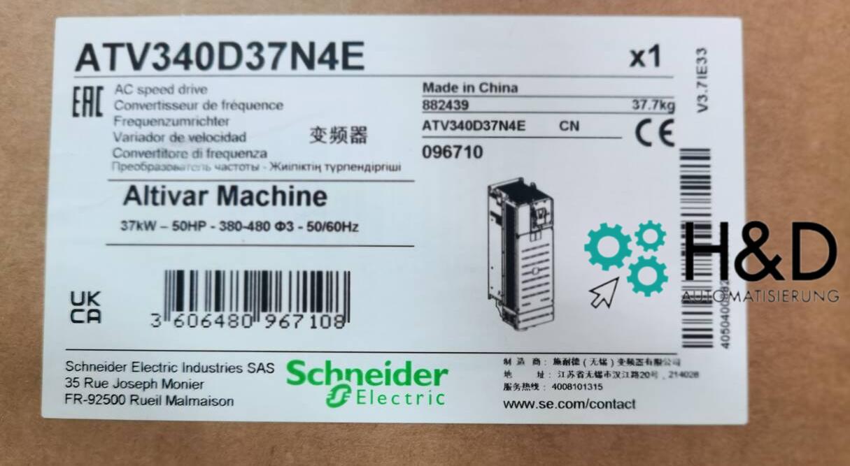 ATV340D37N4E Schneider Electric Converter ATV340, 37kW