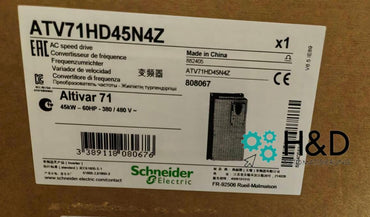 ATV71HD45N4Z Schneider Electric Variateur de fréquence ATV71, 45kW 60HP, 480V, filtre CEM
