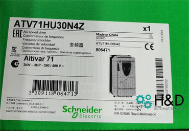 ATV71HU30N4Z Schneider Electric Convertidor ATV71 3kW