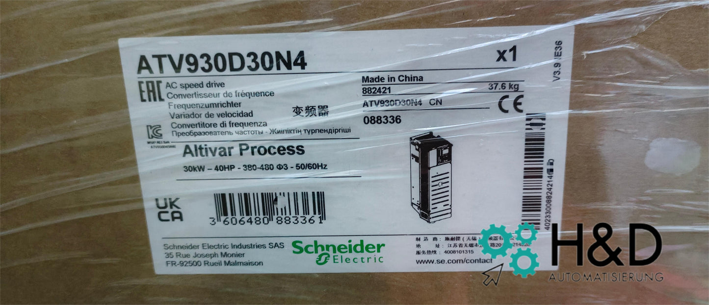 ATV930D30N4 Schneider Electric Converter ATV930 30kW