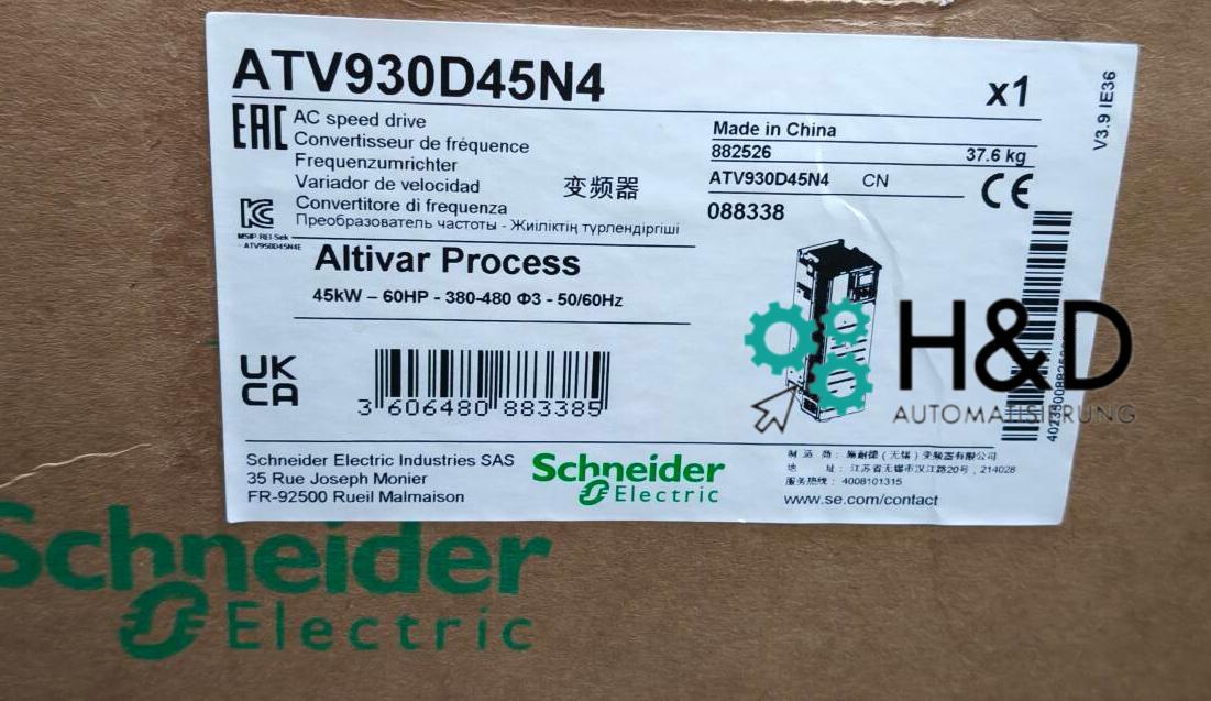 ATV930D45N4 Schneider Electric Umrichter ATV930 45kW