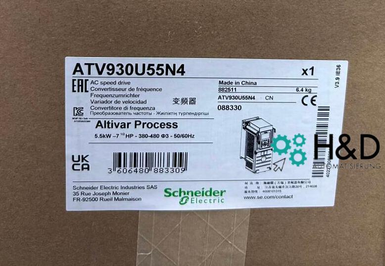 ATV930U55N4 Schneider Electric Inverter ATV930 5.5kW