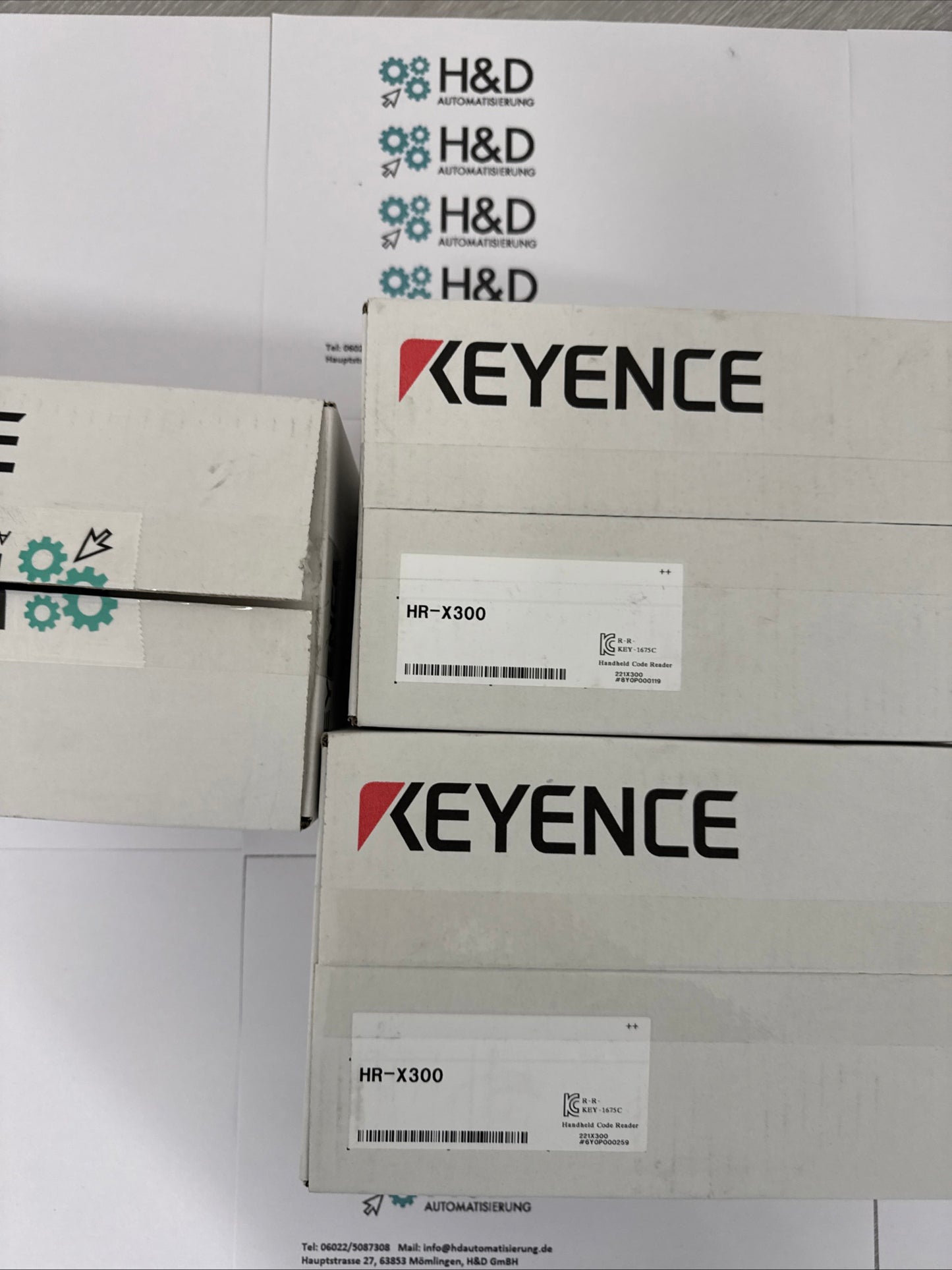 Keyence HR-X300 Robuster AI-Handscanner sofort Lieferbar