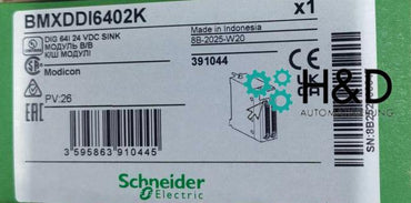 Schneider Electric BMXDDI6402K Modicon X80 Modulo di ingresso digitale 64x 24 V – Nuovo e sigillato
