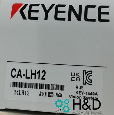 Keyence CA-LH12 | Objectif haute résolution avec faible distorsion, 12 mm | Neuf & Emballage d'origine