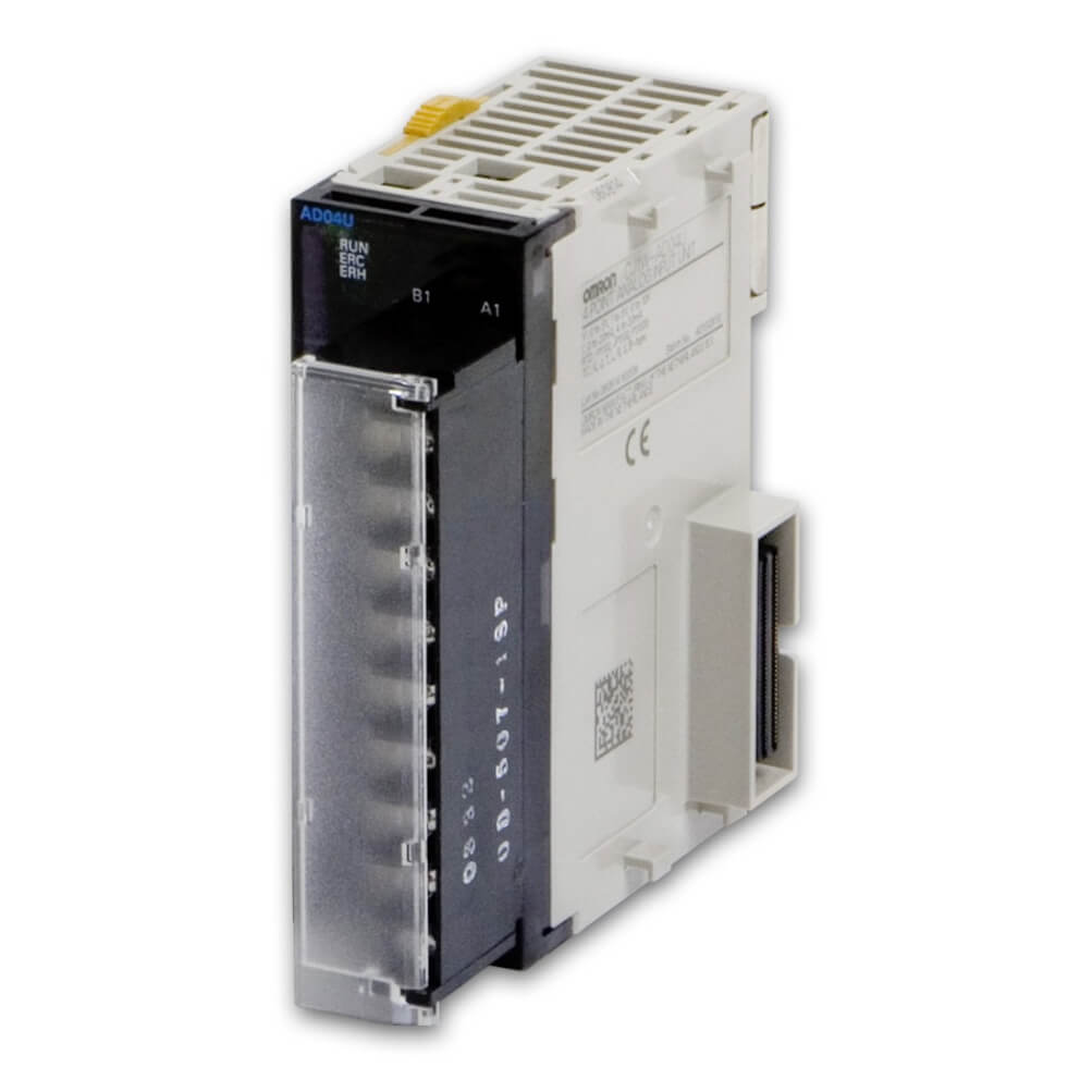 Omron CJ1W‑AD04U Универсальный аналоговый входной модуль – 4 входа (термо/напряжение/ток)