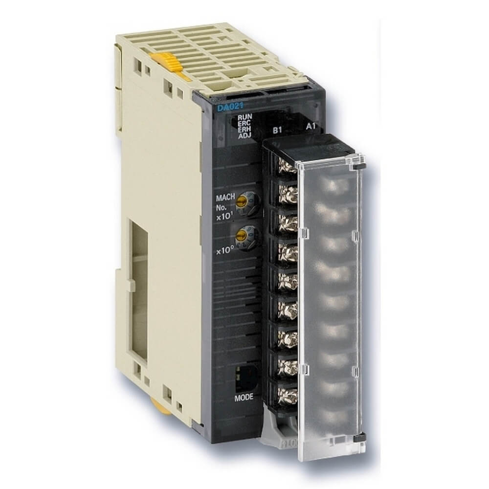 Omron CJ1W-DA021 Modulo uscita analogica – 2 canali, 12 bit, serie CJ1, nuovo