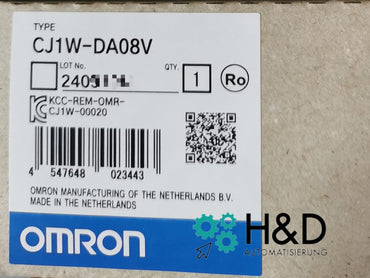 Omron CJ1W-DA08V Modulo uscita analogica – 8 canali, 12 bit, serie CJ1, nuovo
