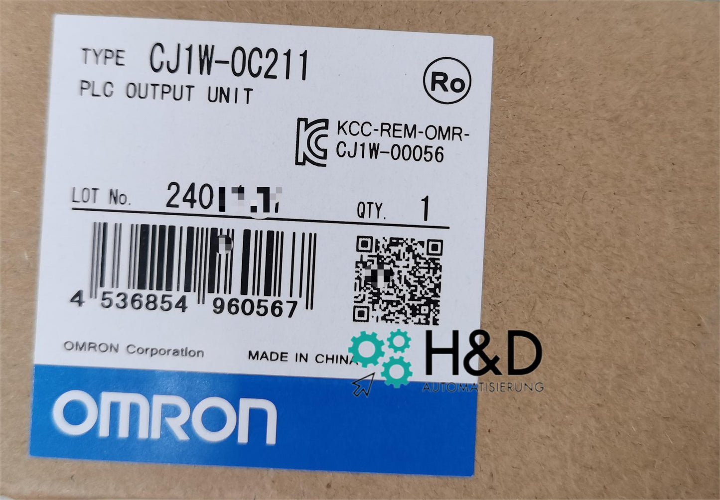 Omron CJ1W-OC211 – 16 salidas de relé digitales, 5–250 V, 2 A, bornes de tornillo