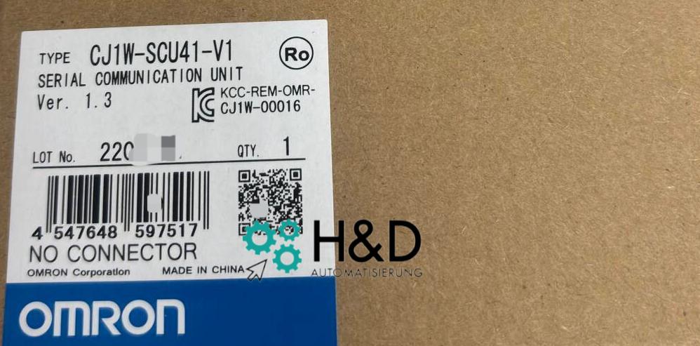 Omron CJ1W‑SCU41‑V1 CPU‑шина‑модуль – последовательный коммуникационный интерфейс, серия CJ1