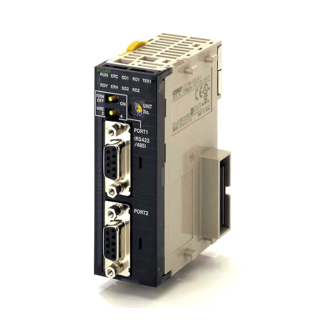 Omron CJ1W‑SCU41‑V1 CPU‑шина‑модуль – последовательный коммуникационный интерфейс, серия CJ1
