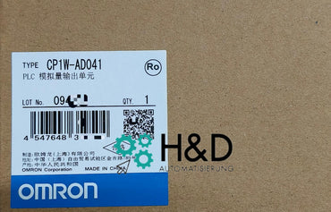 Omron CP1W-AD041 Modulo di ingresso analogico – 4 canali, 12 bit, serie CP1, nuovo