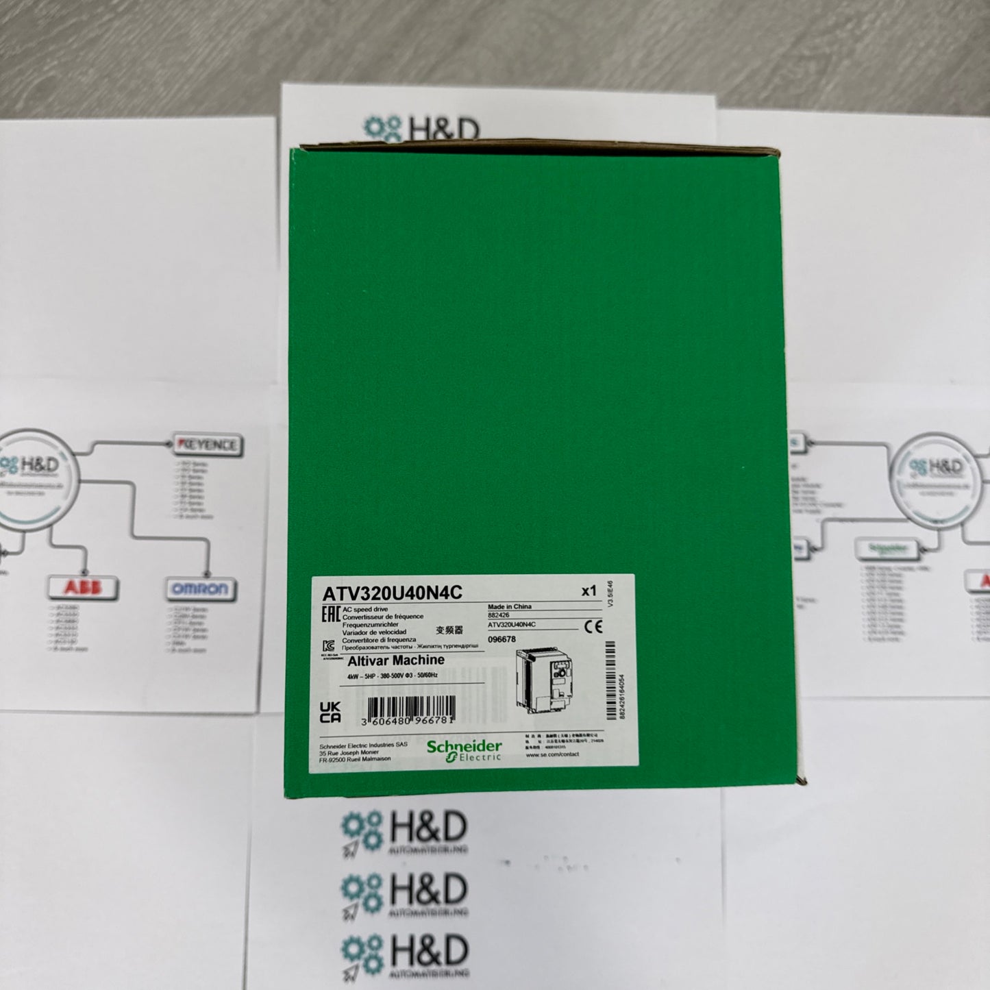 ATV320U40N4C Schneider Electric Variateur ATV320, 4kW
