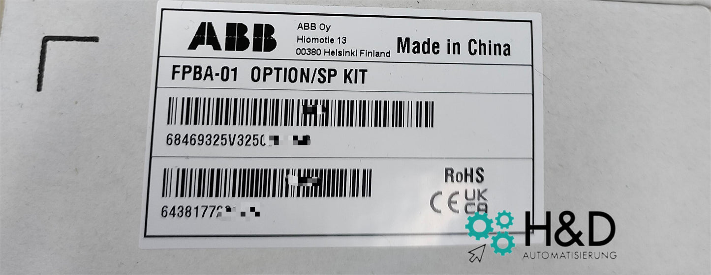 ABB FPBA-01 – Módulo adaptador PROFIBUS DP – Nuevo y sellado