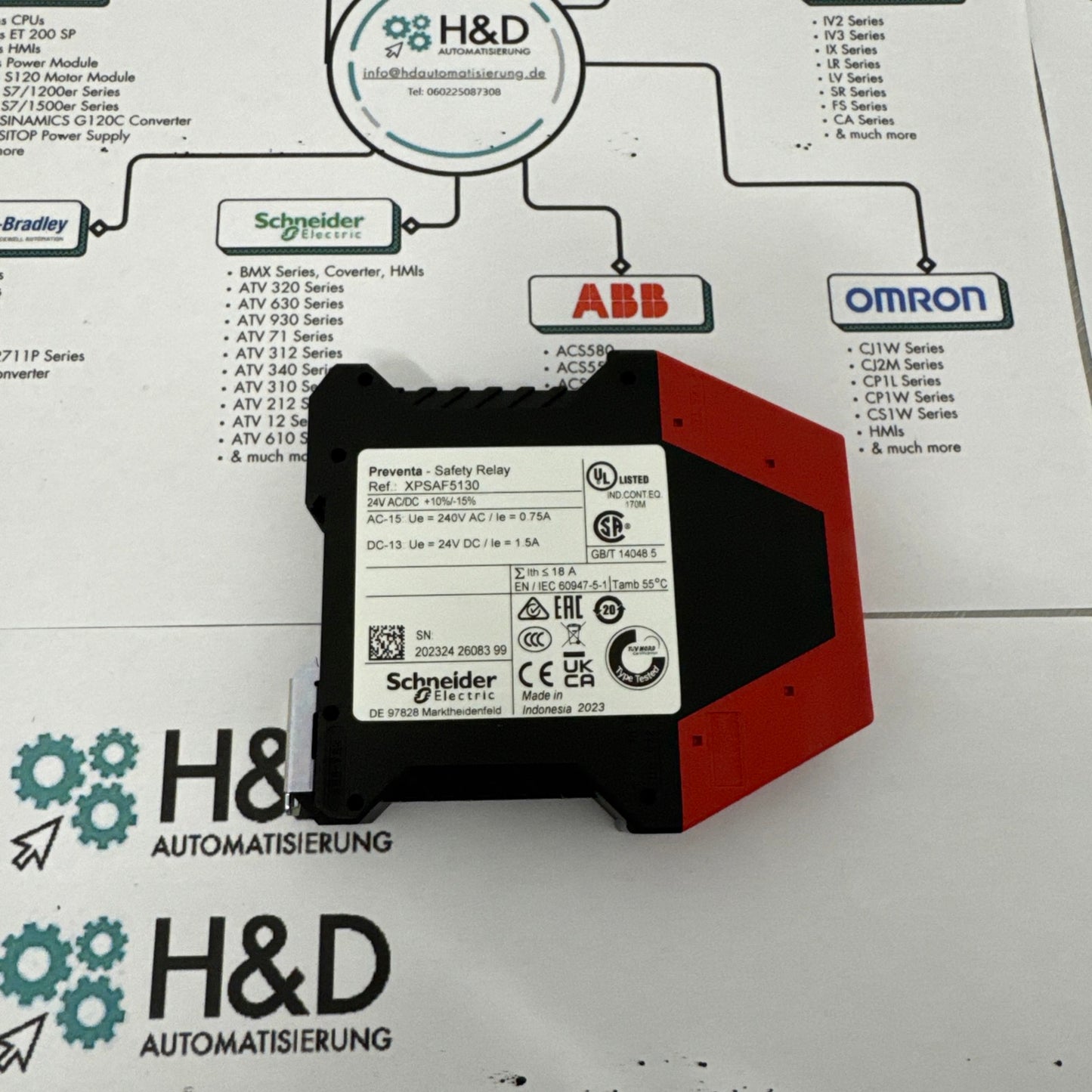 XPSAF5130 Schneider Electric Módulo de seguridad Preventa Nuevo y Sellado