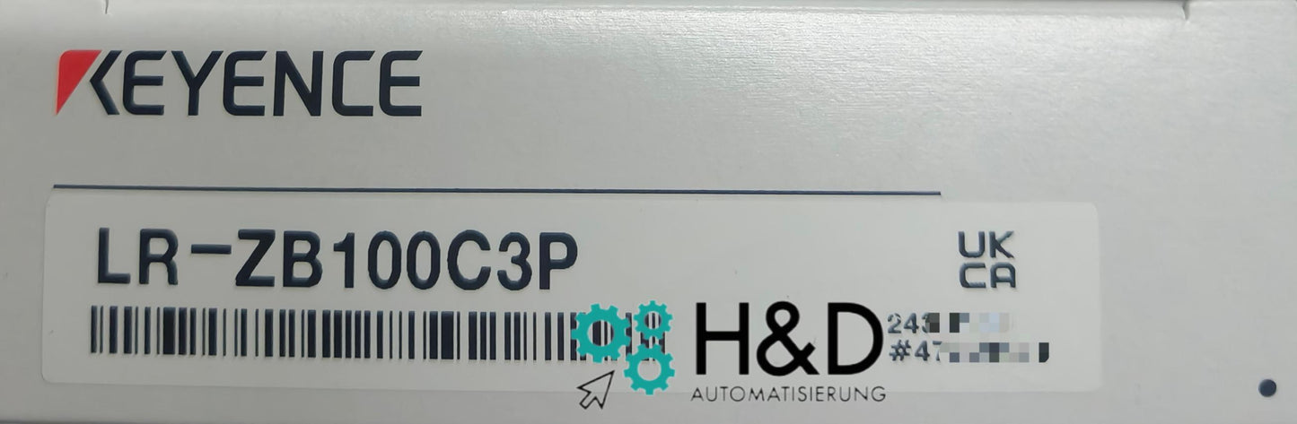 LR-ZB100C3P Sensor láser CMOS Keyence rectangular con conector M8 tipo, 100 mm