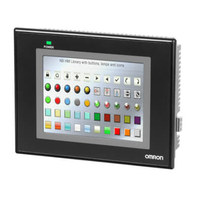 Omron NB5Q-TW01B – HMI touchscreen a colori TFT da 5,6", 320 × 234 px, IP65