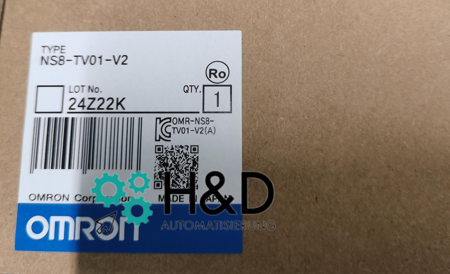 Omron NS8‑TV01‑V2 HMI Panel | 8.4" TFT 640×480 | Ethernet, USB & RS‑232 | IP65