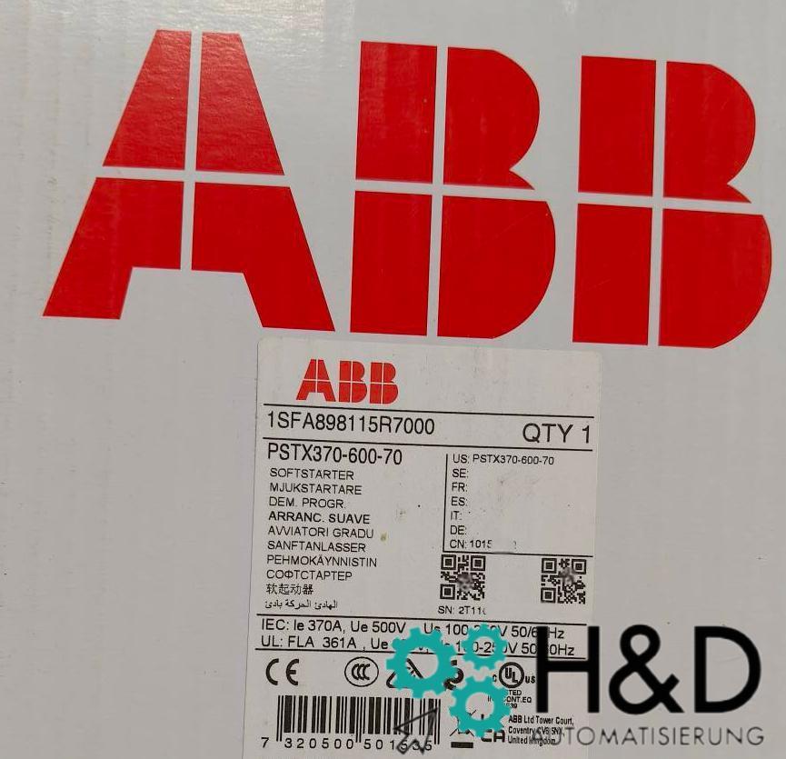 1SFA898115R7000 PSTX370-600-70 ABB Nuovo e Sigillato