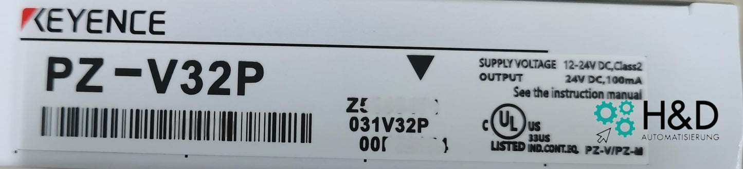 PZ-V32P Keyence Sensores fotoeléctricos autoajustables Versión reflectante rectangular con conector M8, PNP