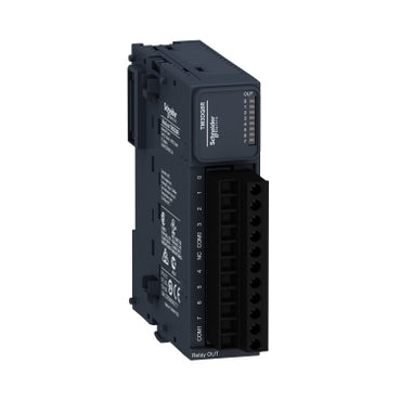 TM3DQ8R Schneider Electric Modulo di uscita digitale, Modicon TM3, 8 uscite, 24 VDC / 240 VAC, relè, morsetti a vite