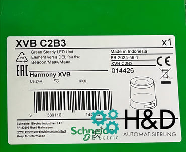 XVBC2B3 Schneider Electric elemento luminoso verde luce fissa