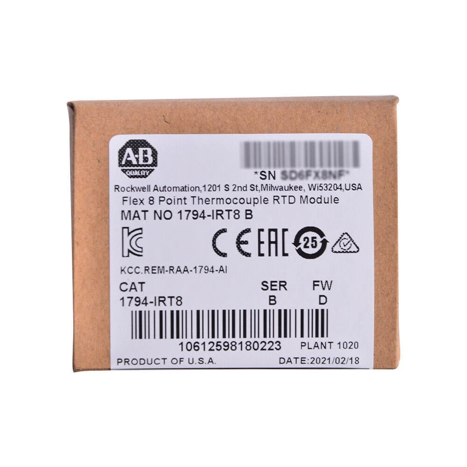 Allen-Bradley 1794-IRT8 RTD Input Module for FLEX I/O Systems