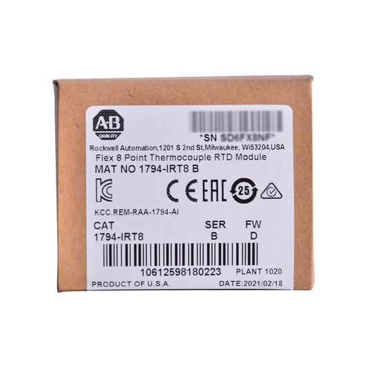 Módulo de entrada RTD 1794-IRT8 Allen-Bradley para sistemas FLEX I/O