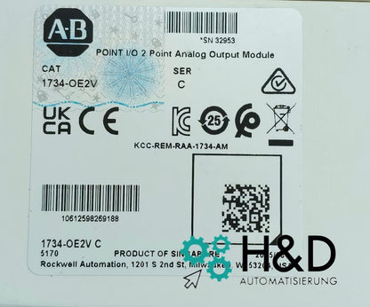 1734-OE2V   Allen-Bradley  New and Sealed